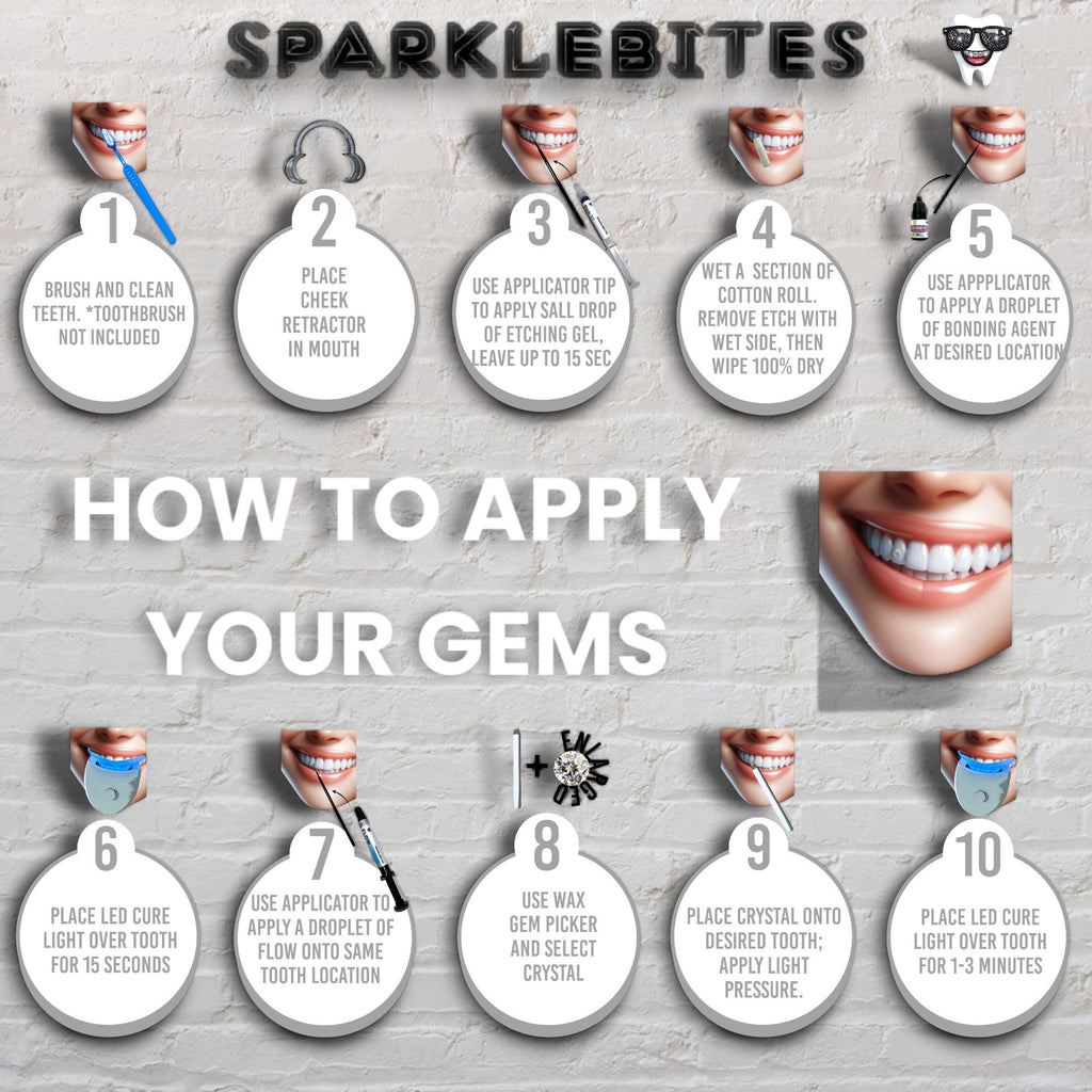 SparkleBites Professional Tooth Gem Kit