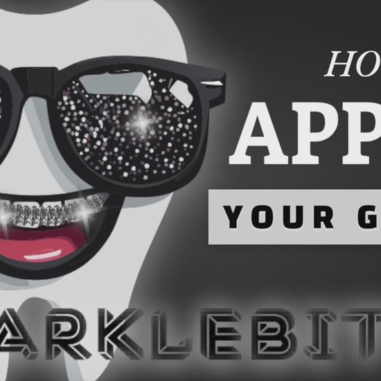 SparkleBites tooth gem application demonstration