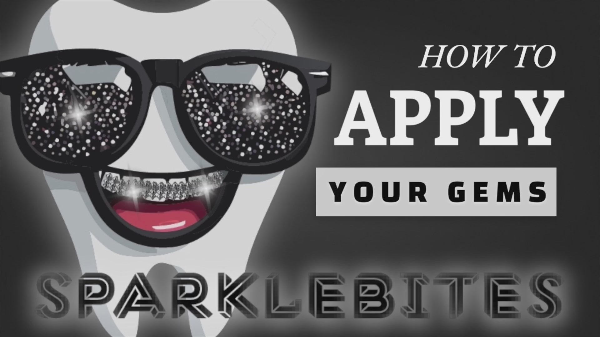 SparkleBites tooth gem application demonstration
