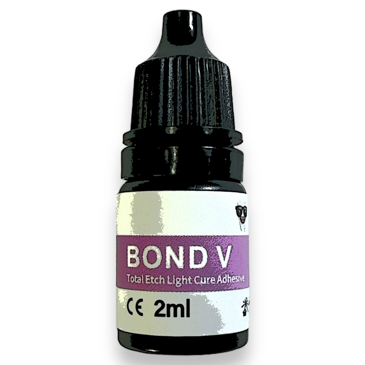 SparkleBites Bond V 2 mL light-cure adhesive bottle