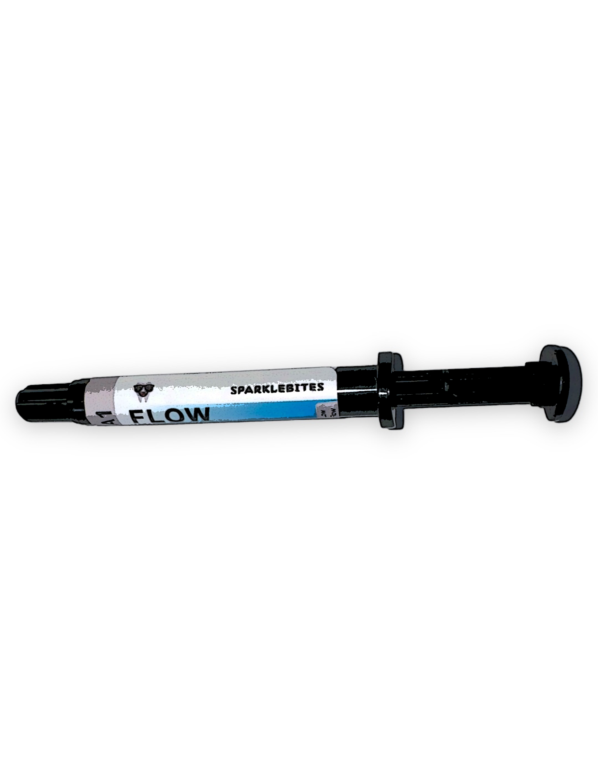 SparkleBites Flow light-cure composite syringe